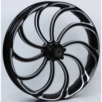 Three-piece forged wheels